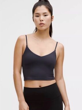 Lululemon Align Cropped Cami Tank A/B Size 14 ~black night~ NWT  $68 MSRP 🌟